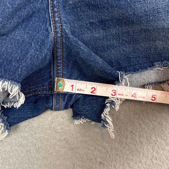 Abercrombie & Fitch Plus Size Cutoff Shorts High Rise NWT Coastal Cowgirl Curvy - Picture 5 of 10